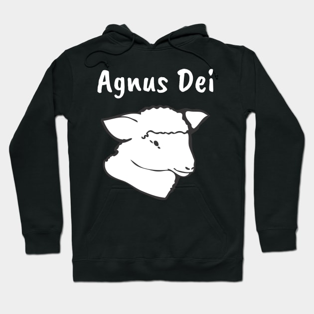 Agnus Dei Lamb of God Jesus Christ Hoodie by Foxxy Merch